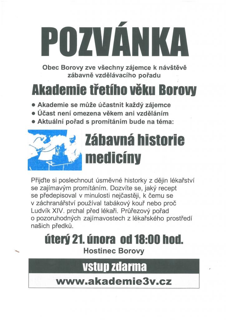 pozvánka