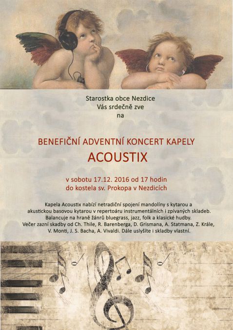 Adventní koncert v kostele sv. Prokopa v Nezdicích 